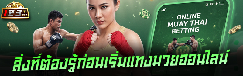 สิ่งที่ต้องรู้ก่อนเริ่มแทงมวยออนไลน์