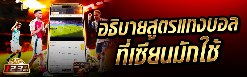 อธิบายสูตรแทงบอลที่เซียนมักใช้